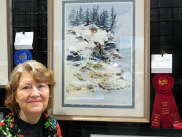 2nd Place, watercolor,
                      landscape