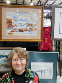 2nd Place, watercolor,
                      seascape